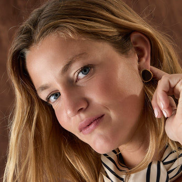 Boucles d'oreilles Les Délicieuses Chocolat - Simone à Bordeaux