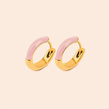 Boucles d'oreilles Les Attachantes Rose Octobre Rose - Simone à Bordeaux