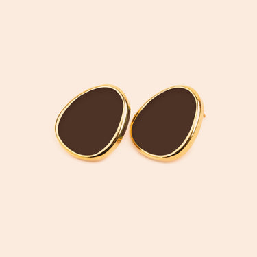Boucles d'oreilles Les Délicieuses Chocolat - Simone à Bordeaux
