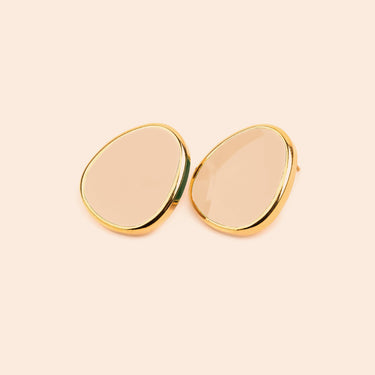 Boucles d'oreilles Les Délicieuses Beige - Simone à Bordeaux