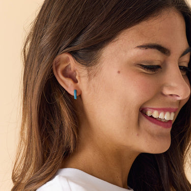 The Attachantes Denim Earrings