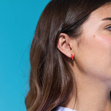 The Attachantes Orange Pepsi Earrings