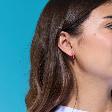 Les Attachantes Fuchsia Pink Earrings