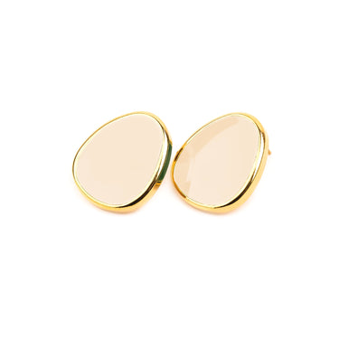 Boucles d'Oreilles Les Délicieuses Beige - Simone à Bordeaux