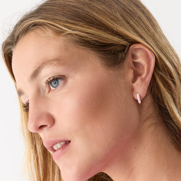 Boucles d'oreilles Les Attachantes Rose Octobre Rose - Simone à Bordeaux