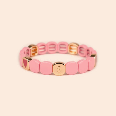 Bracelet Colorful Coeur Lotus Octobre Rose - Simone à Bordeaux
