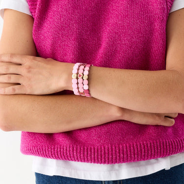 Bracelet Colorful Multi Rose Lotus Octobre Rose - Simone à Bordeaux