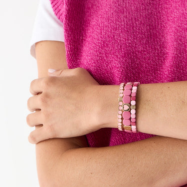 Bracelet Colormind Mini Rose Clair Octobre Rose - Simone à Bordeaux