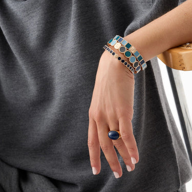 Bracelet Carré Serti Les Toits de Paris - Simone à Bordeaux