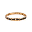 Bracelet Fin Serti Noir