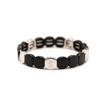 BRACELET COLORFUL Silver Noir