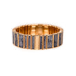 Bracelet Hubba Maxi Serti Carrara Cobalte