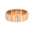 Bracelet Baguette Gold Opaline