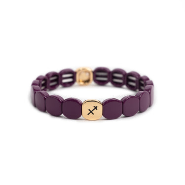 BRACELET COLORASTRO Prune Sagittaire