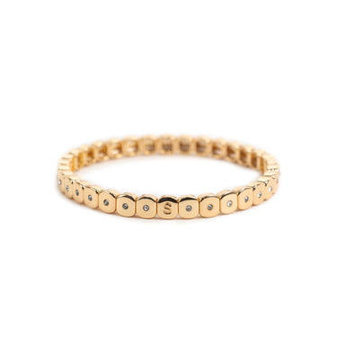 Bracelet Colorful Mini Gold & Strass - Simone à Bordeaux