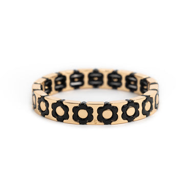 BRACELET COACHELLA Gold & Noir