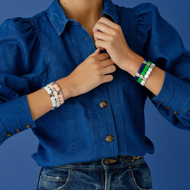 BRACELET COLORFUL Silver Menthe