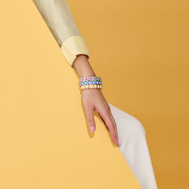 BRACELET COACHELLA Menthe fraiche & Rose Bonbon