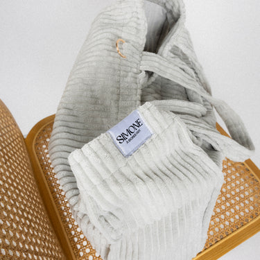 Cabas en velours Cachemire