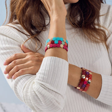 BRACELET COLORFUL Coquelicot