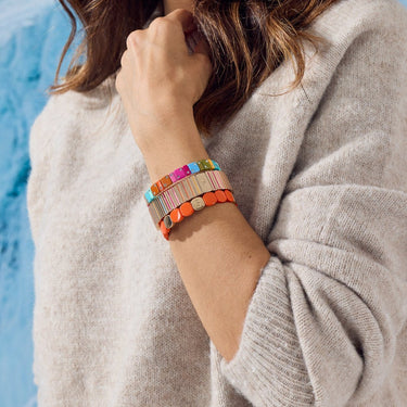 BRACELET COLORFUL Mandarine