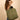 EMBROIDERED KHAKI SHOPPING BAG